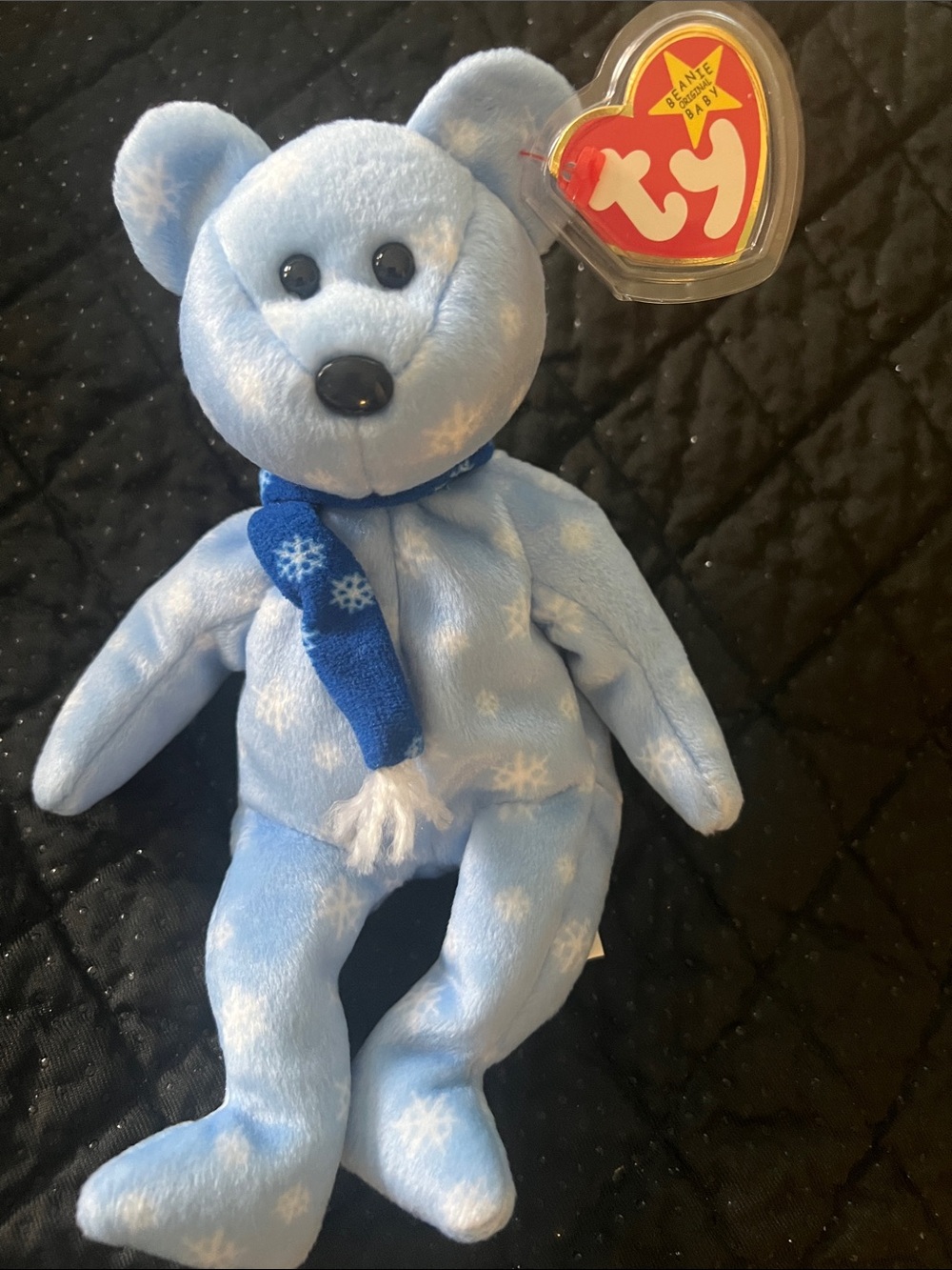 Vintage Ty Beanie Baby - 1999 Holiday Teddy Bear (Mint Tags)